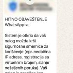 Нова превара хара WhatsApp-ом: „Налог ће вам бити блокиран“ – грађани на мети phishing порука