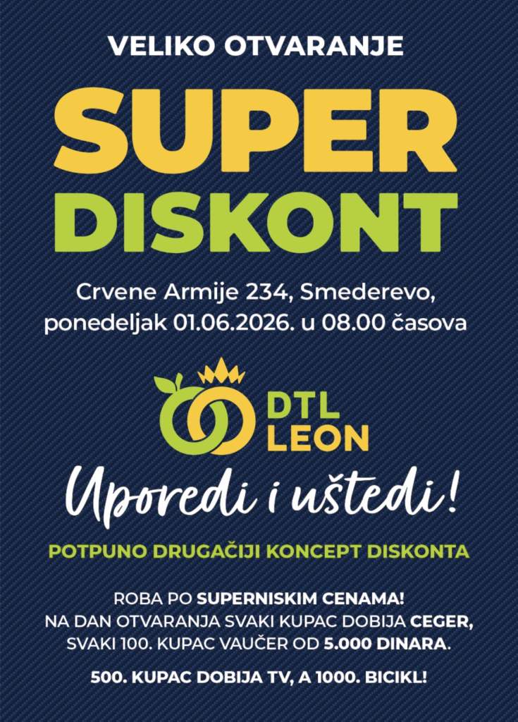 Leon Super diskont – mesto dobre kupovine i najveće uštede